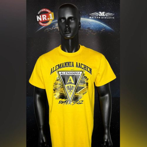 Alemannia T-Shirt Vintage Gelb