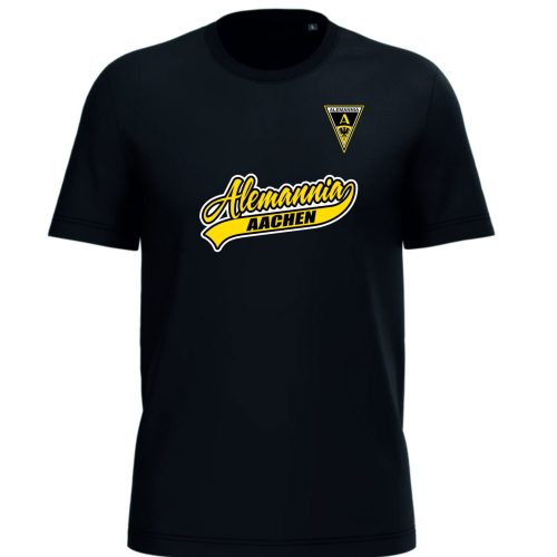 Alemannia T-Shirt MLB Design Schwarz