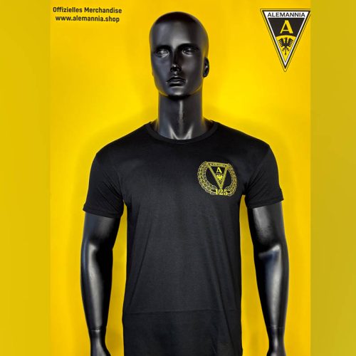 Alemannia T-Shirt Schwarz 125 Ehrenkranz Klein