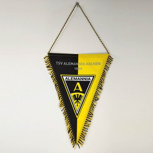 Alemannia Wimpel Schwarz - Gelb