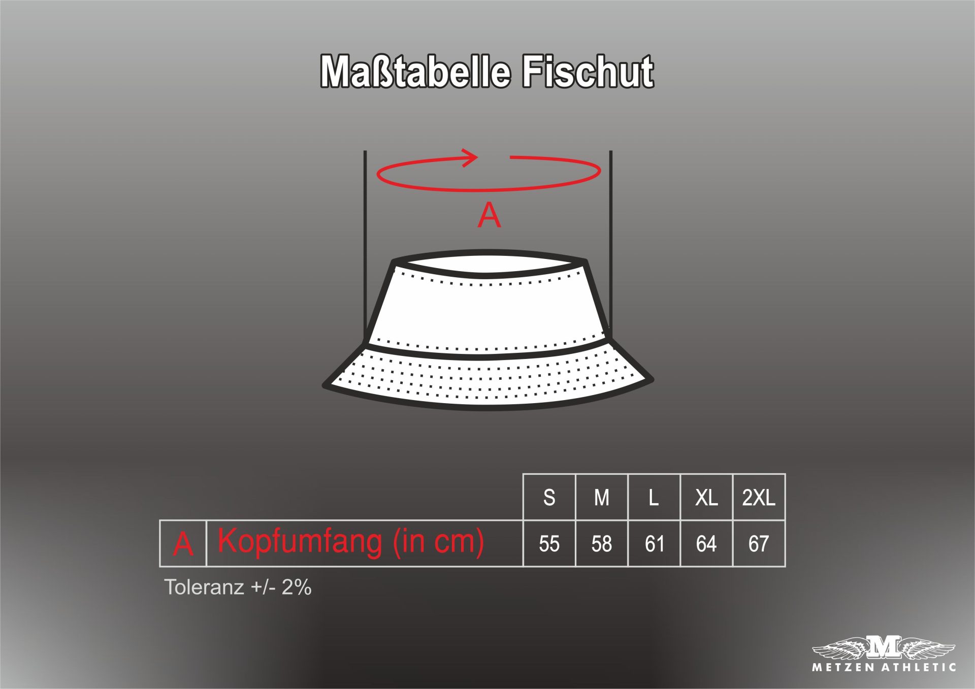 Alemannia Fischerhut in 5 verschiedenen Größen – Bild 7